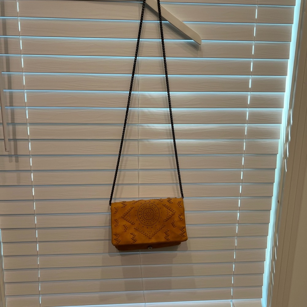 Yellow Cross Body Purse